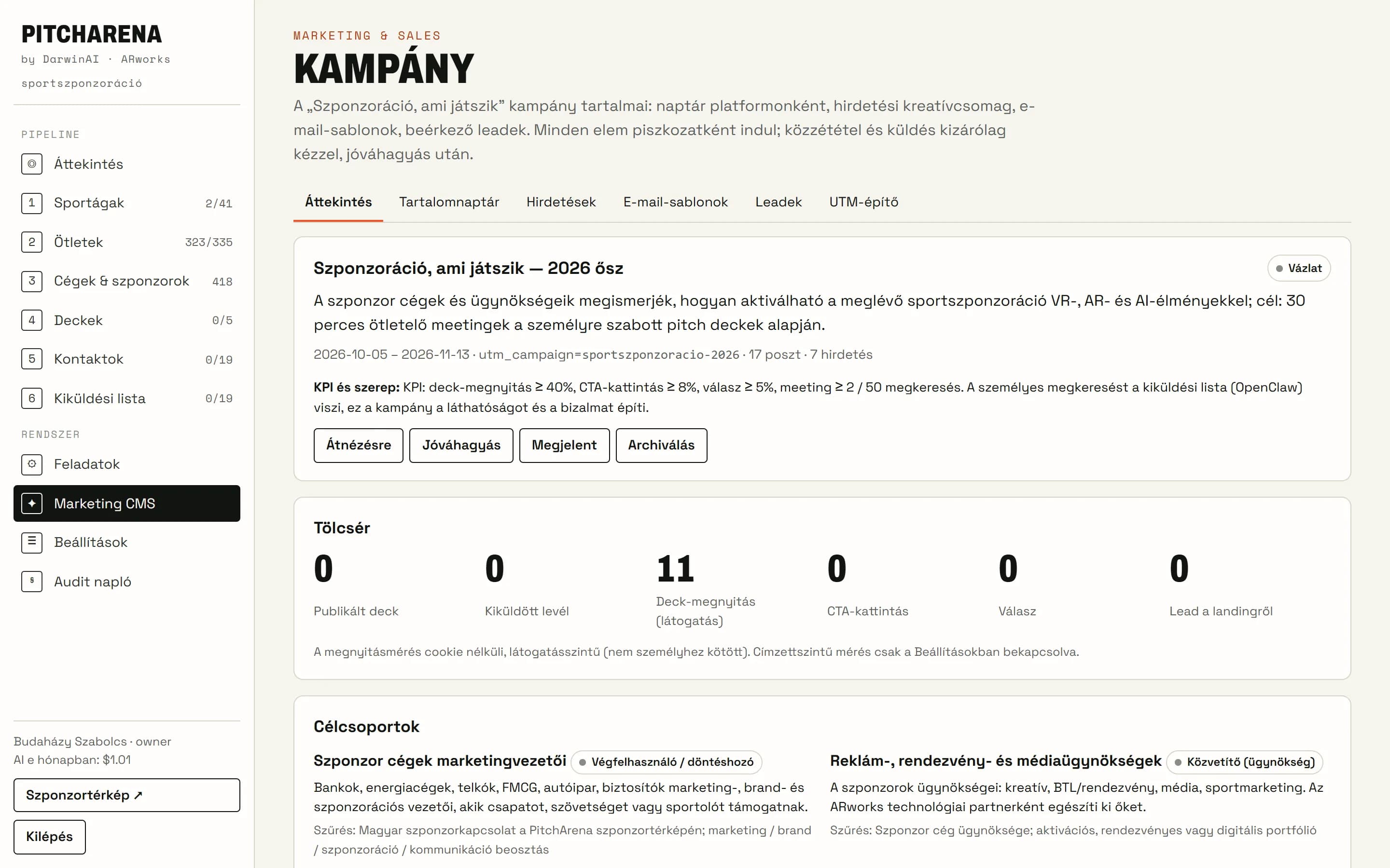 Marketing CMS: Maga a kampány is innen fut